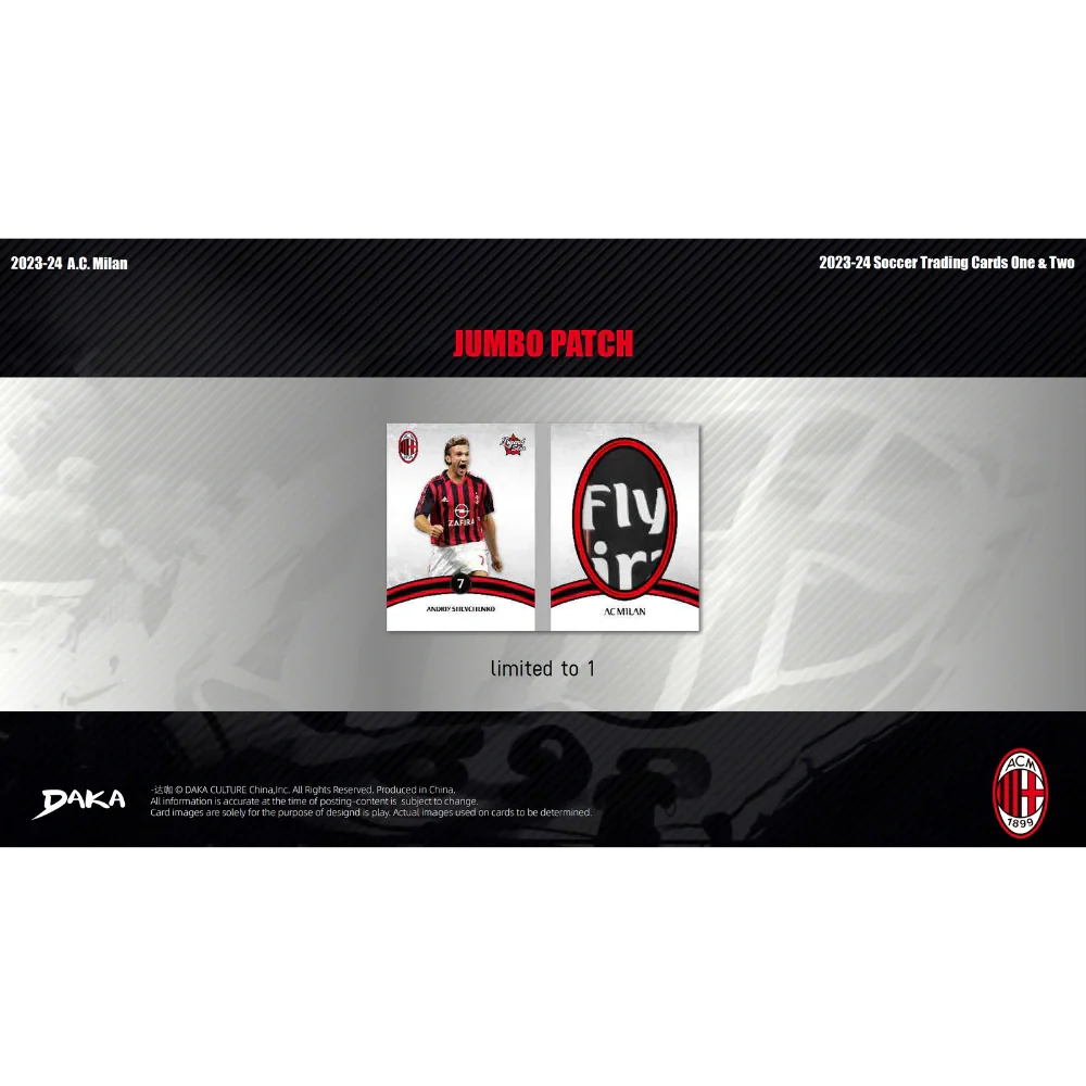 Daka 2023-24 AC Milan Team Set - Hobby Box - Only on seatfan