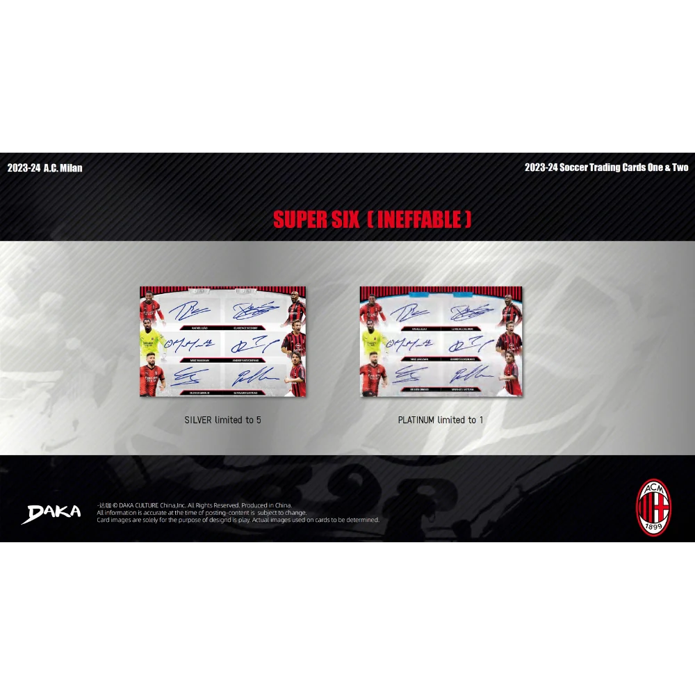 Daka 2023-24 AC Milan Team Set - Hobby Box - Only on seatfan