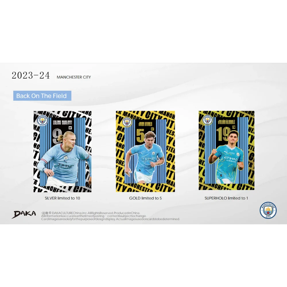 Daka 2023-24 Manchester City Holocene - Hobby Box - Only on seatfan