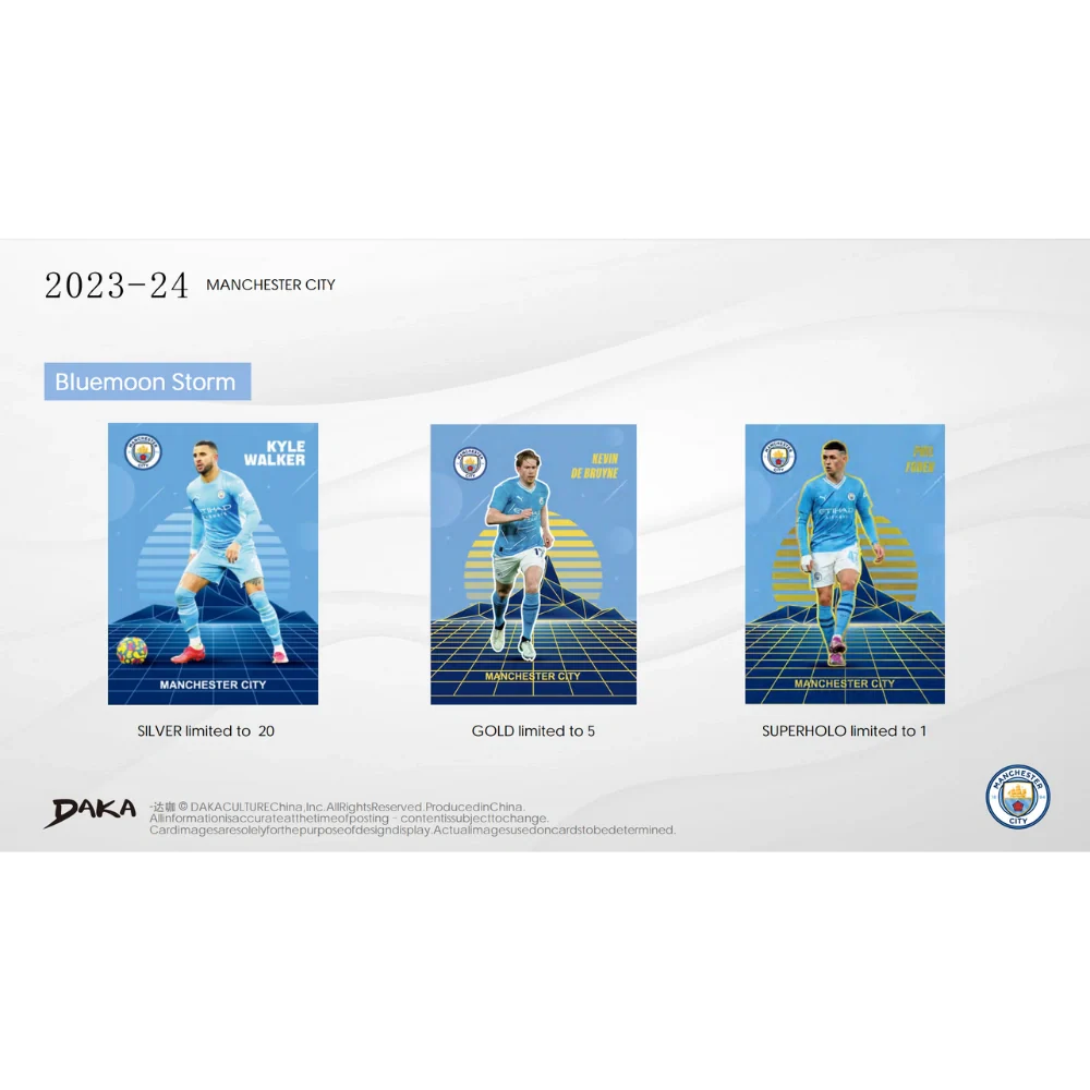Daka 2023-24 Manchester City Holocene - Hobby Box - Only on seatfan