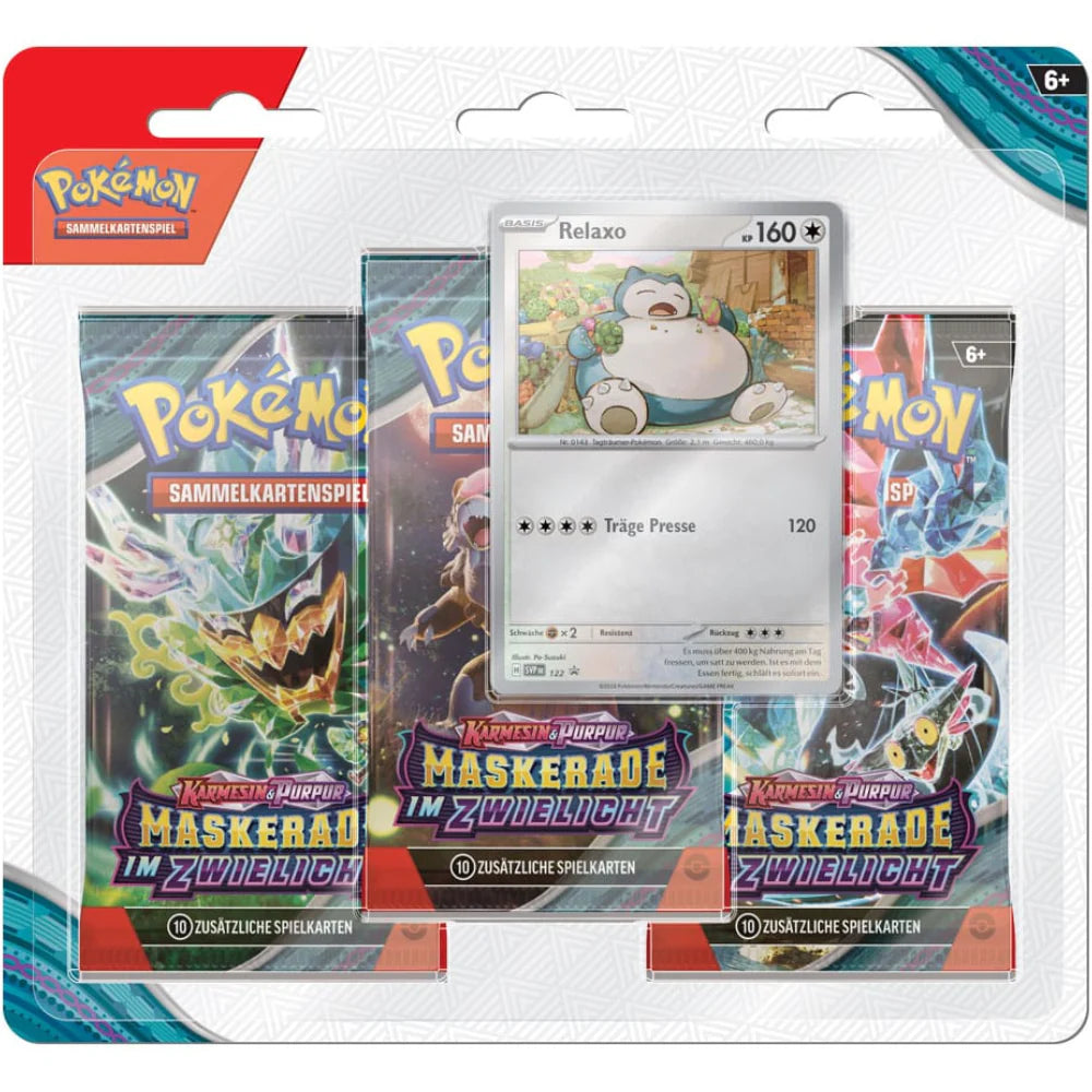 Pokemon - Maskerade im Zwielicht - 3er Blister - (DE) - Only on seatfan