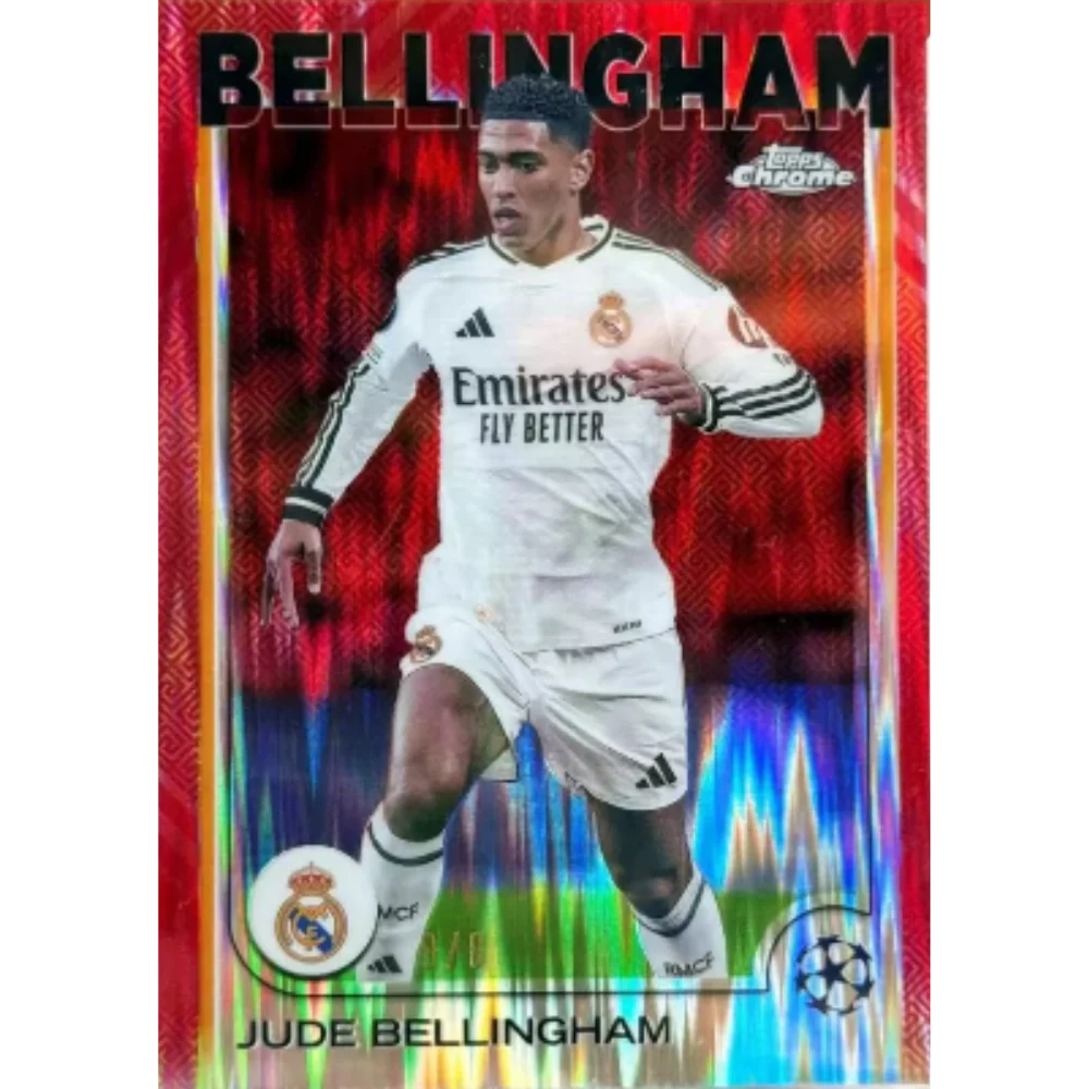 Topps 2024-25 Chrome UEFA Club Competitions Hongbao Edition - Hobby Box - Only on seatfan