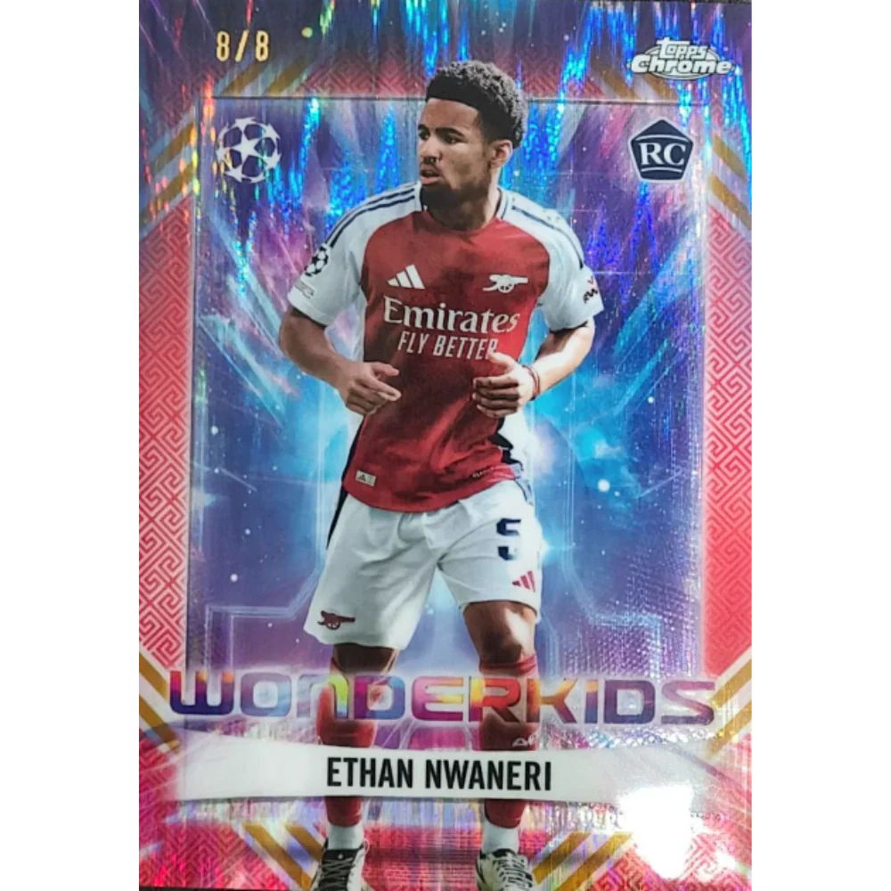 Topps 2024-25 Chrome UEFA Club Competitions Hongbao Edition - Hobby Box - Only on seatfan