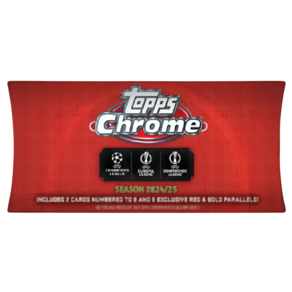 Topps 2024-25 Chrome UEFA Club Competitions Hongbao Edition - Hobby Box - Only on seatfan
