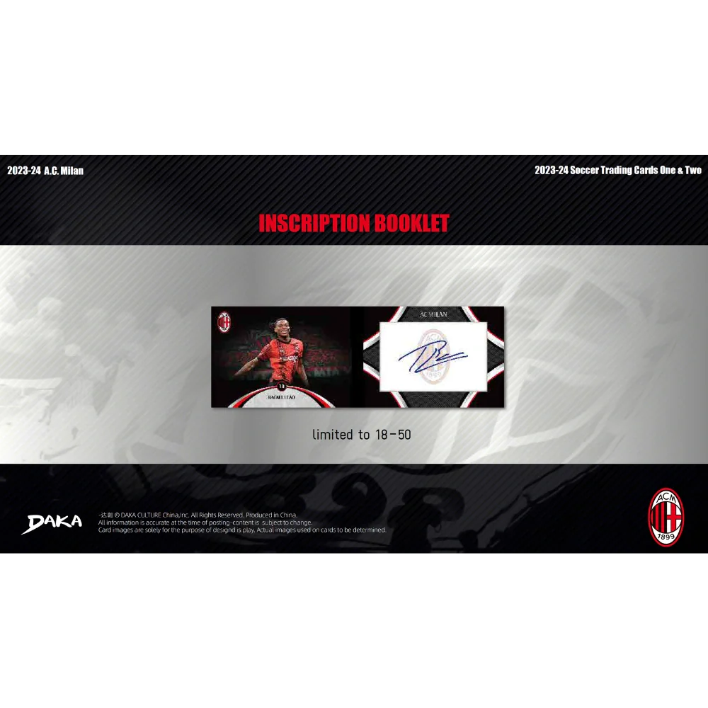 Daka 2023-24 AC Milan Team Set - Hobby Box - Only on seatfan