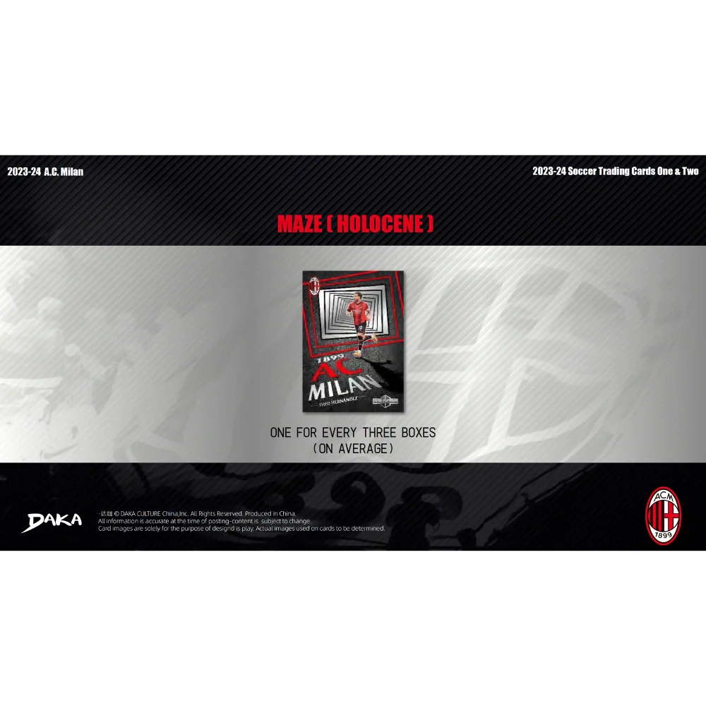 Daka 2023-24 AC Milan Team Set - Hobby Box - Only on seatfan