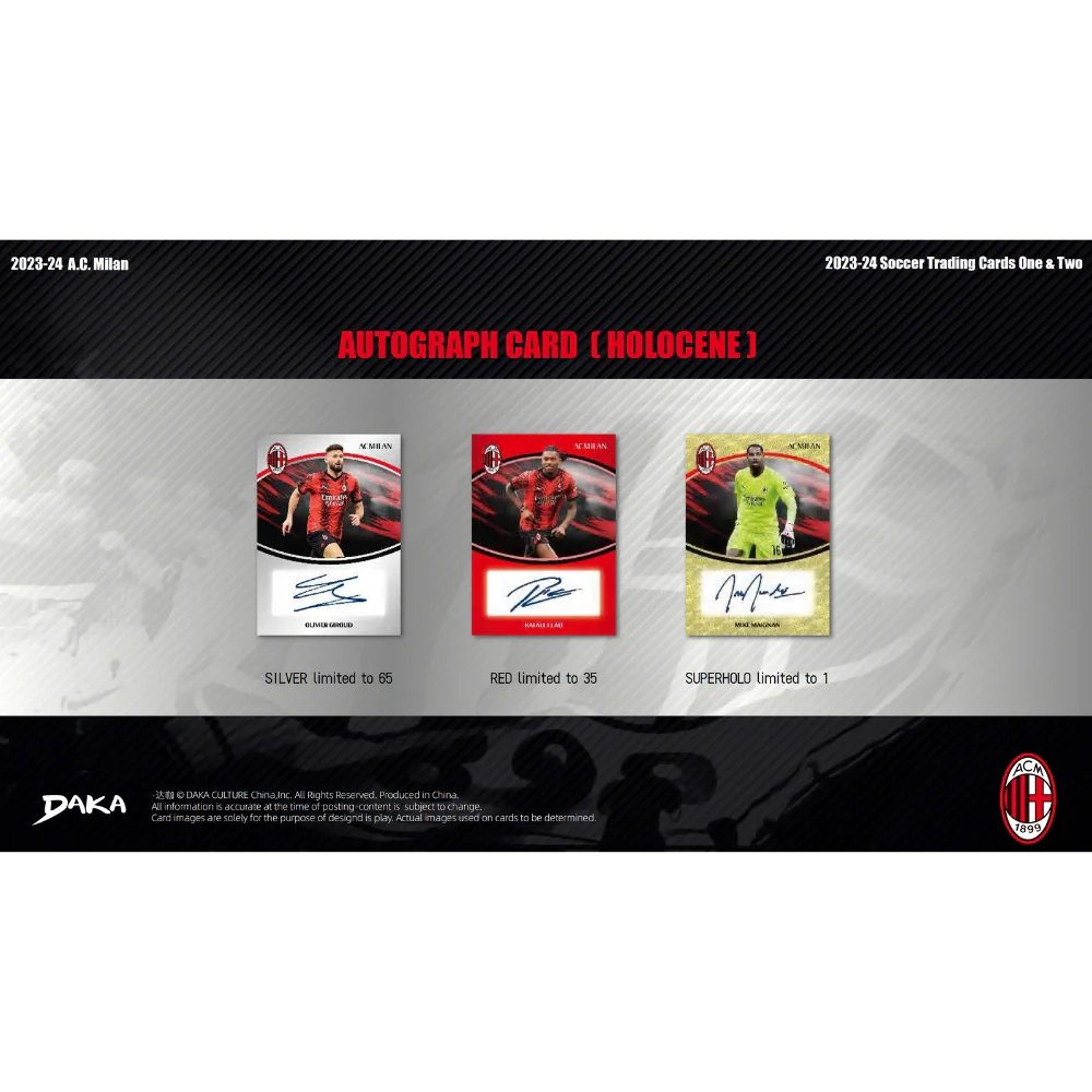 Daka 2023-24 AC Milan Team Set - Hobby Box - Only on seatfan