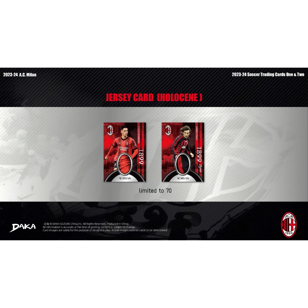 Daka 2023-24 AC Milan Team Set - Hobby Box - Only on seatfan
