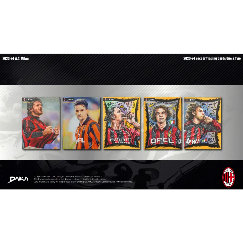 Daka 2023-24 AC Milan Team Set - Hobby Box - Only on seatfan