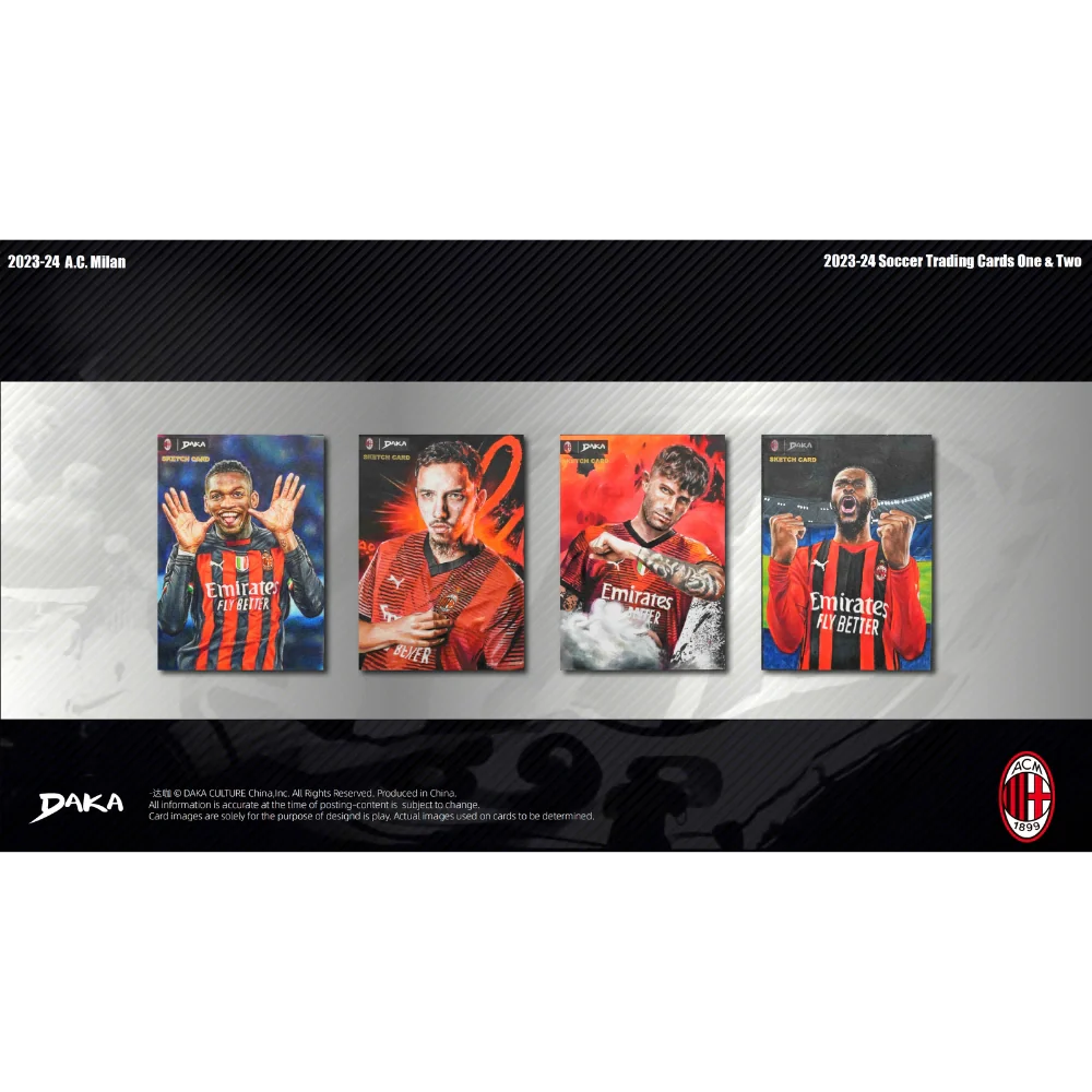 Daka 2023-24 AC Milan Team Set - Hobby Box - Only on seatfan