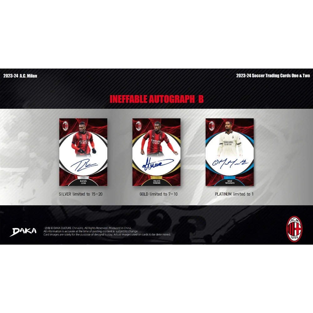 Daka 2023-24 AC Milan Team Set - Hobby Box - Only on seatfan