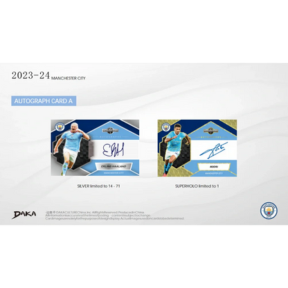 Daka 2023-24 Manchester City Holocene - Hobby Box - Only on seatfan