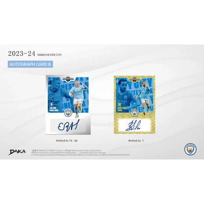 Daka 2023-24 Manchester City Holocene - Hobby Box - Only on seatfan