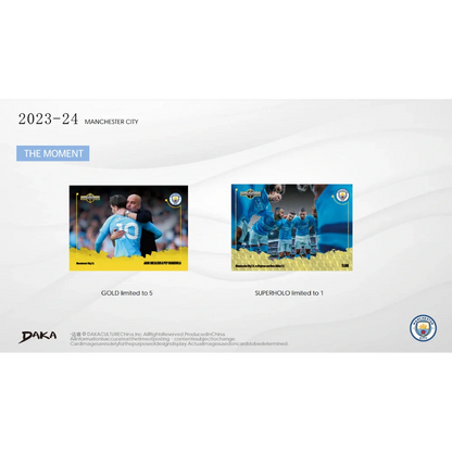 Daka 2023-24 Manchester City Holocene - Hobby Box - Only on seatfan