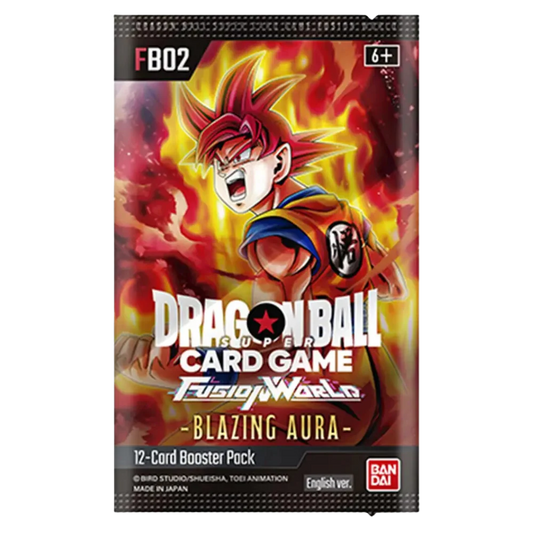 Dragon Ball Super Card Game - Fusion World - FB02 - Blazing Aura - Booster [ENG] - Only on seatfan