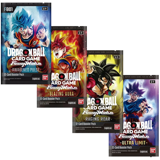 Dragon Ball Super Card Game - Fusion World -  Booster Bundle - FB01 FB02 FB03 FB04 - [ENG] - Only on seatfan