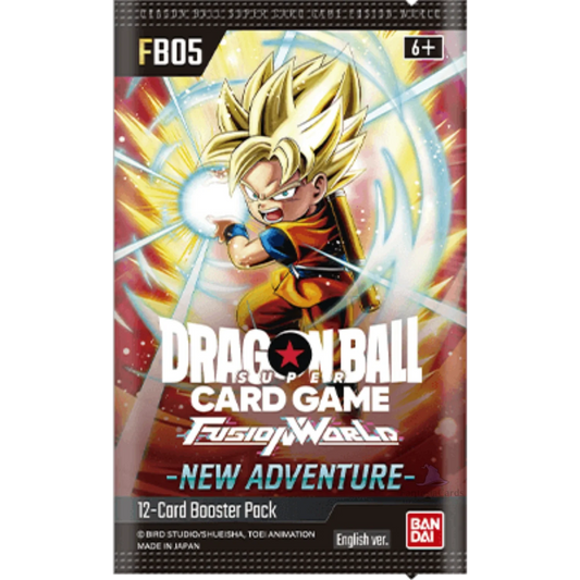Dragon Ball Super Card Game - Fusion World - FB05 - New Adventure - Booster [ENG] - Only on seatfan