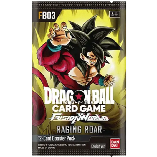 Dragon Ball Super Card Game - Fusion World - FB03 - Raging Roar- Booster [ENG] - Only on seatfan