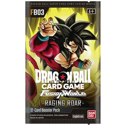 Dragon Ball Super Card Game - Fusion World - FB03 - Raging Roar - Display [ENG] - Only on seatfan
