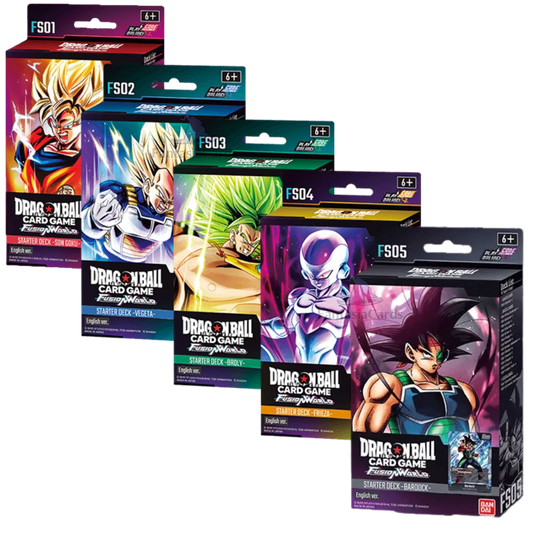 Dragon Ball Super Card Game - Fusion World Starter Deck Bundle - FS01-FS05 - [ENG] - Only on seatfan