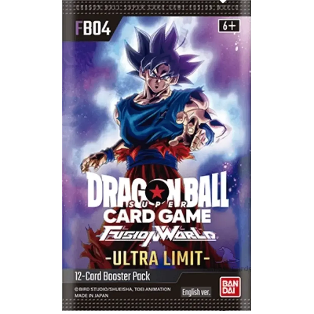 Dragon Ball Super Card Game - Fusion World -  FB04 - Ultra Limit -  Display [ENG] - Only on seatfan