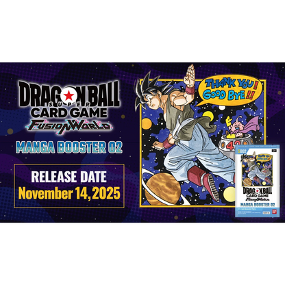 Dragon Ball Super Card Game - Fusion World - Manga Booster Pack 02 - SB02 - Display [ENG] (Vorbestellung - Release: 14.11.25) - Only on seatfan