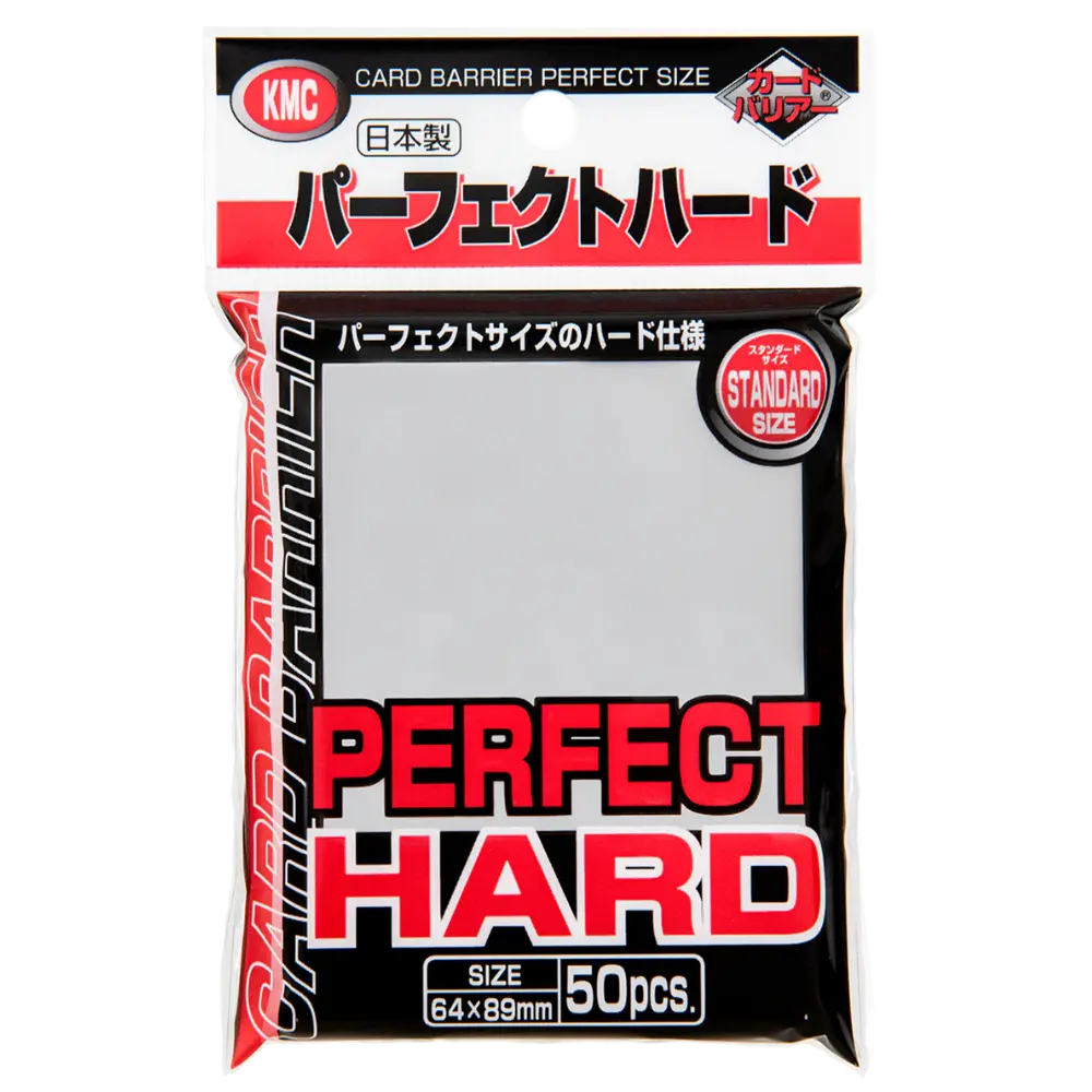 KMC - Standard Sleeves - Perfect Hard - 50 Sleeves - Only on seatfan
