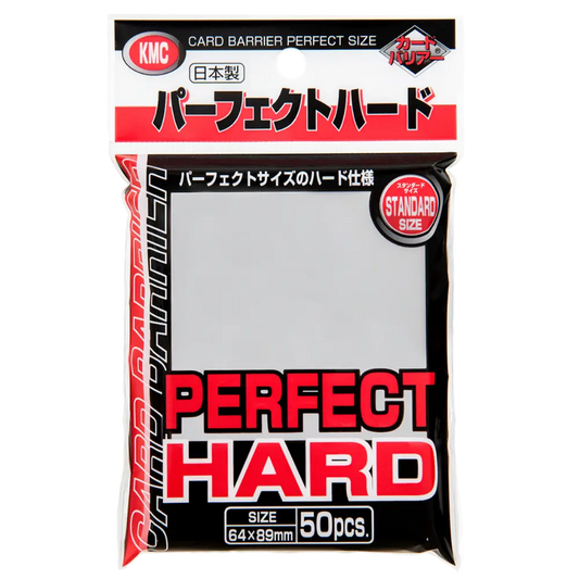 KMC - Standard Sleeves - Perfect Hard - 50 Sleeves - Only on seatfan