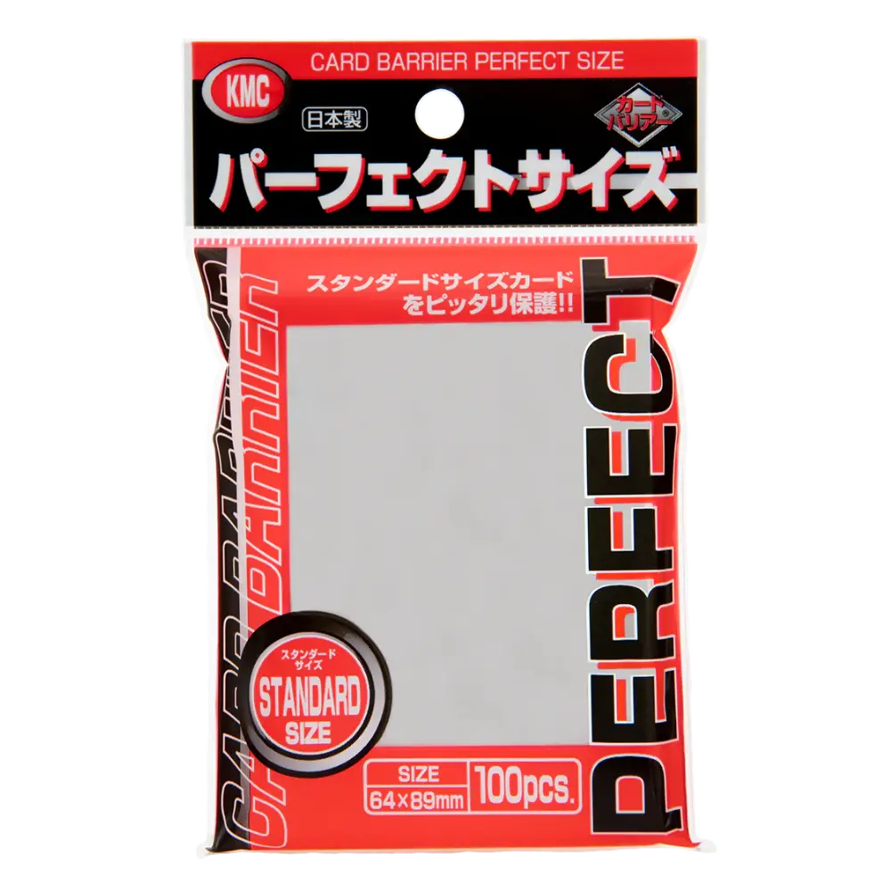 KMC - Standard Sleeves - Perfect Size - 100 Sleeves - Only on seatfan