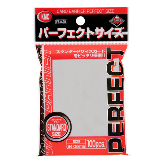 KMC - Standard Sleeves - Perfect Size - 100 Sleeves - Only on seatfan