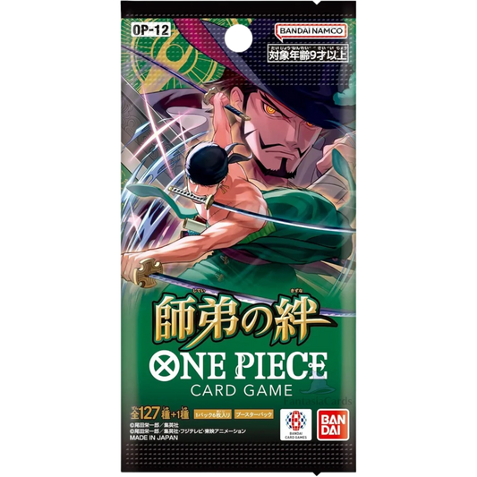 One Piece Card Game - OP12 - Bonds of Master and Disciple - Booster - [JP] - Only on seatfan