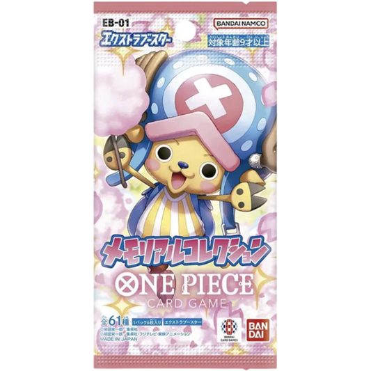 One Piece Card Game - EB01 Memorial Collection - Booster  [JP] - Only on seatfan