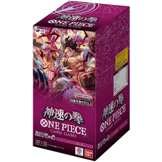One Piece Card Game - OP11 - A Fist of Divine Speed - Display [JP] - Only on seatfan