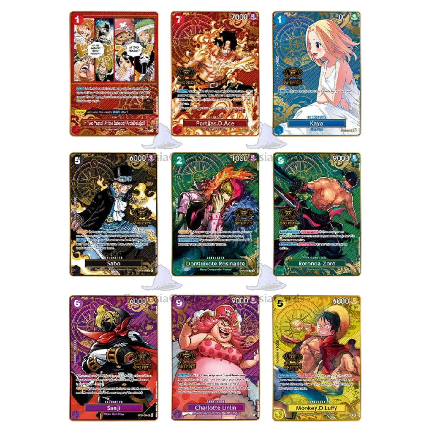 One Piece Card Game - Japanese 2nd Year Anniversary Set [ENG] - Only on seatfan