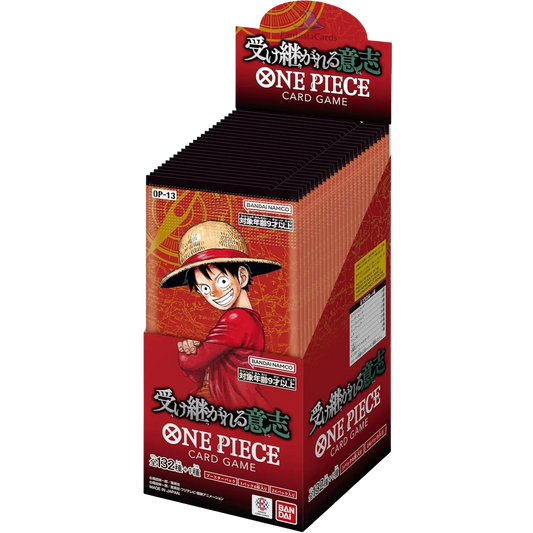 One Piece Card Game - OP13 - Carrying on his Will - Display [JP] - Only on seatfan