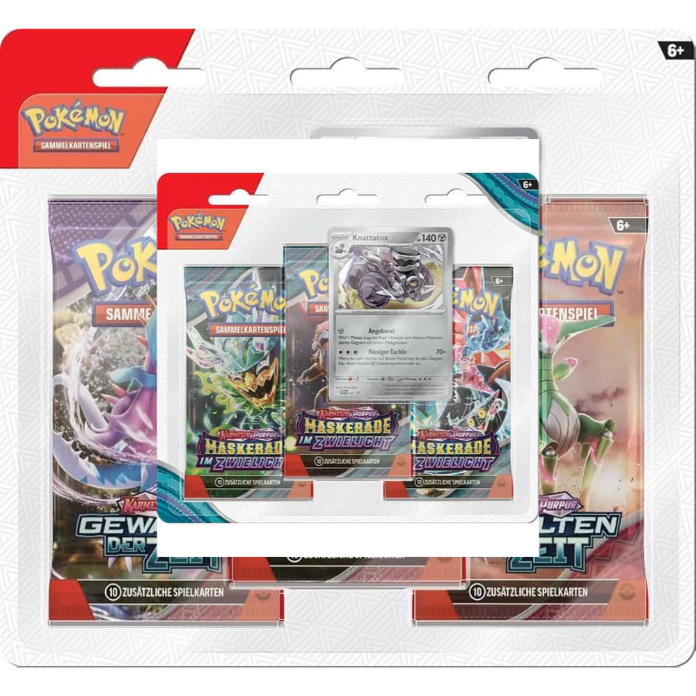 Pokemon - Maskerade im Zwielicht - 3er Blister - (DE) - Only on seatfan