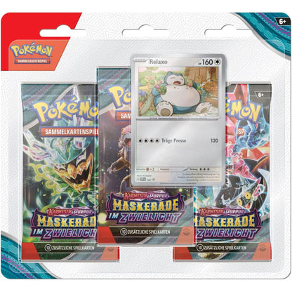 Pokemon - Maskerade im Zwielicht - 3er Blister - (DE) - Only on seatfan