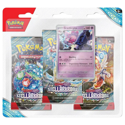 Pokemon - Stellarkrone - 3er Blister - [DE] - Only on seatfan