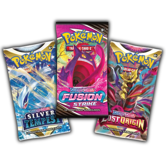 Pokemon - Booster Bundle - Fusion Strike, Lost Origin & Silver Tempest [ENG] - Only on seatfan