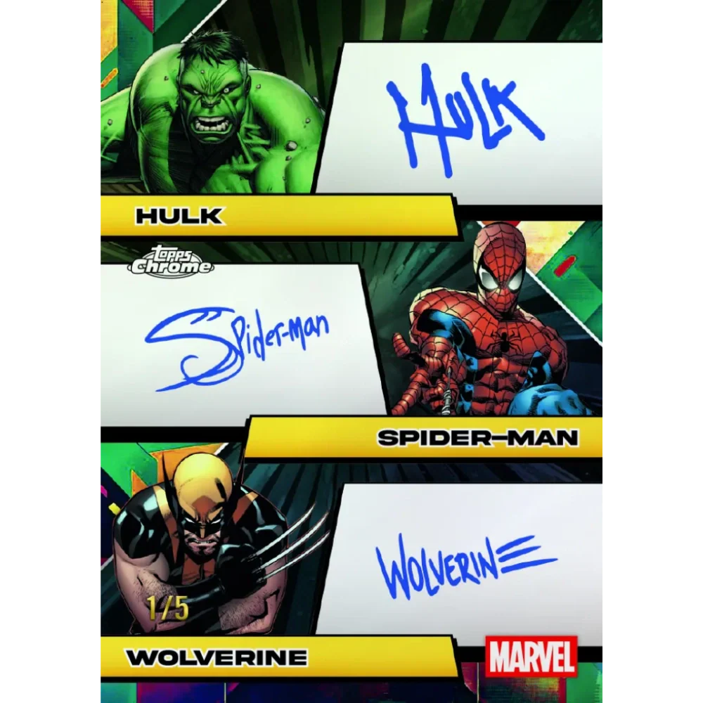 Topps 2025 Chrome Marvel Comics - Value Box - Only on seatfan