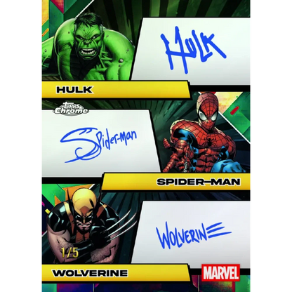 Topps 2025 Chrome Marvel Comics - Value Box - Only on seatfan