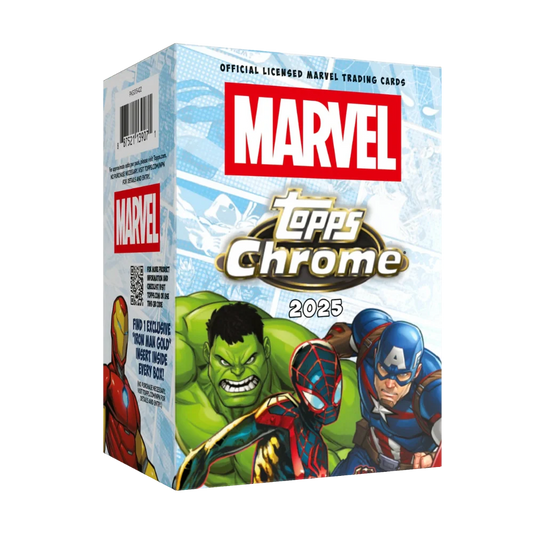 Topps 2025 Chrome Marvel Comics - Value Box - Only on seatfan