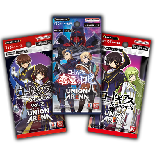 Union Arena - Code Geass Booster Bundle - Vol.1 , Vol.2 & Roze of the Recapture [JP] - Only on seatfan