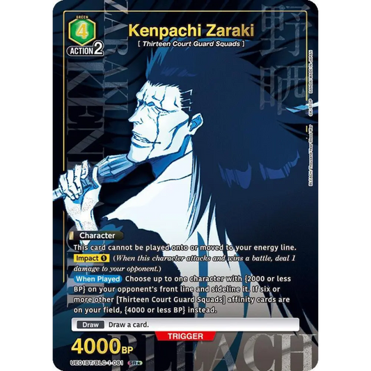Kenpachi Zaraki (1★) - Union Arena - Bleach Vol. 1 [ENG] - Only on seatfan