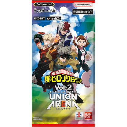 Union Arena - My Hero Academia Volume 2 - Booster [JP] - Only on seatfan